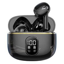 Wireless Bluetooth Earbuds with LED Display Charging Case for iPhone & Android