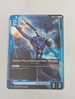 Gundam TCG Einzelkarte Delta Plus Englisch NM
