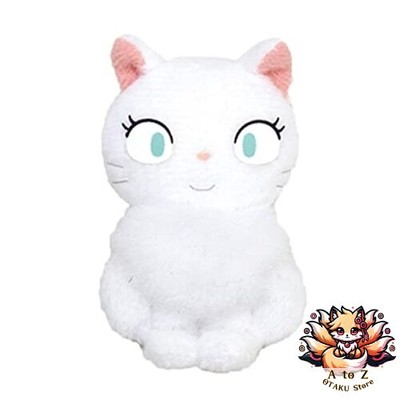 NEU Sun Arrow Studio Ghibli Plüsch-Abzeichen Lilie weiße Katze Kiki s Liefers...
