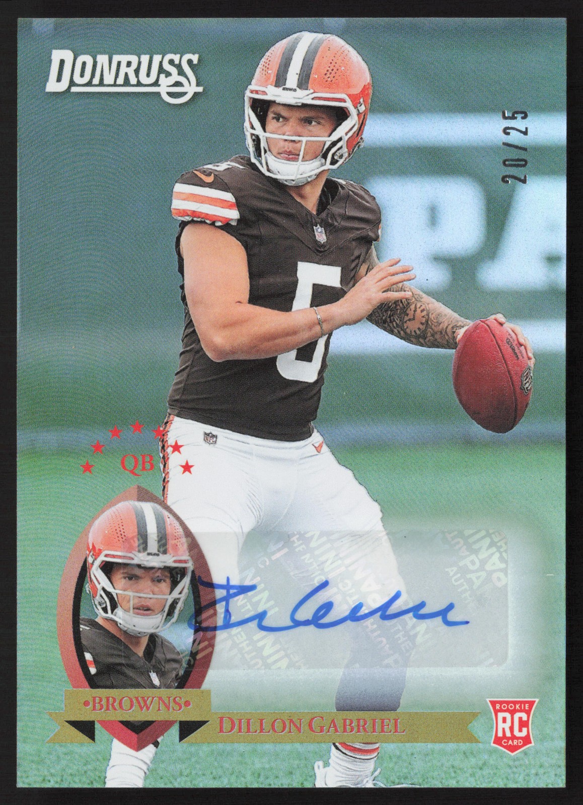 Dillon Gabriel 2025 Donruss Retro 1995 Autographs #19 /25