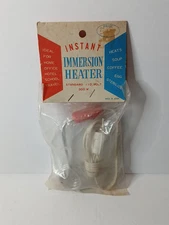 Vintage Instant Immersion Heater Heats Water Coffee Soup Liquids New Old Stock