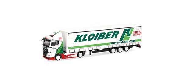"Herpa 321365 - 1:87 MAN Etgx GM Jumboplanen-Sattelzug \"Kloiber\" - Neu"-image