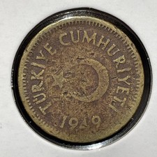 1949 Turkey 10 Kurus F5999