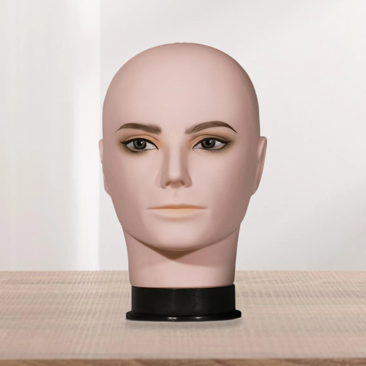 Tête De Mannequin Robuste En Mousse - Réaliste - Pour Maquillage, Perruques, Casques - Neuve