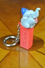 RARE 1998 Basic Fun Miniature ELEPHANT PEZ DISPENSER Keychain