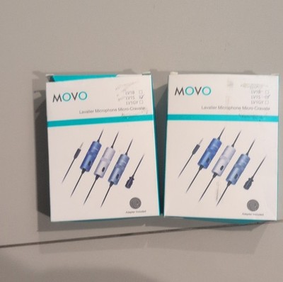 Movo LV1S Lavalier Microphone Omni-Directional For DSLR PC Smartphone
