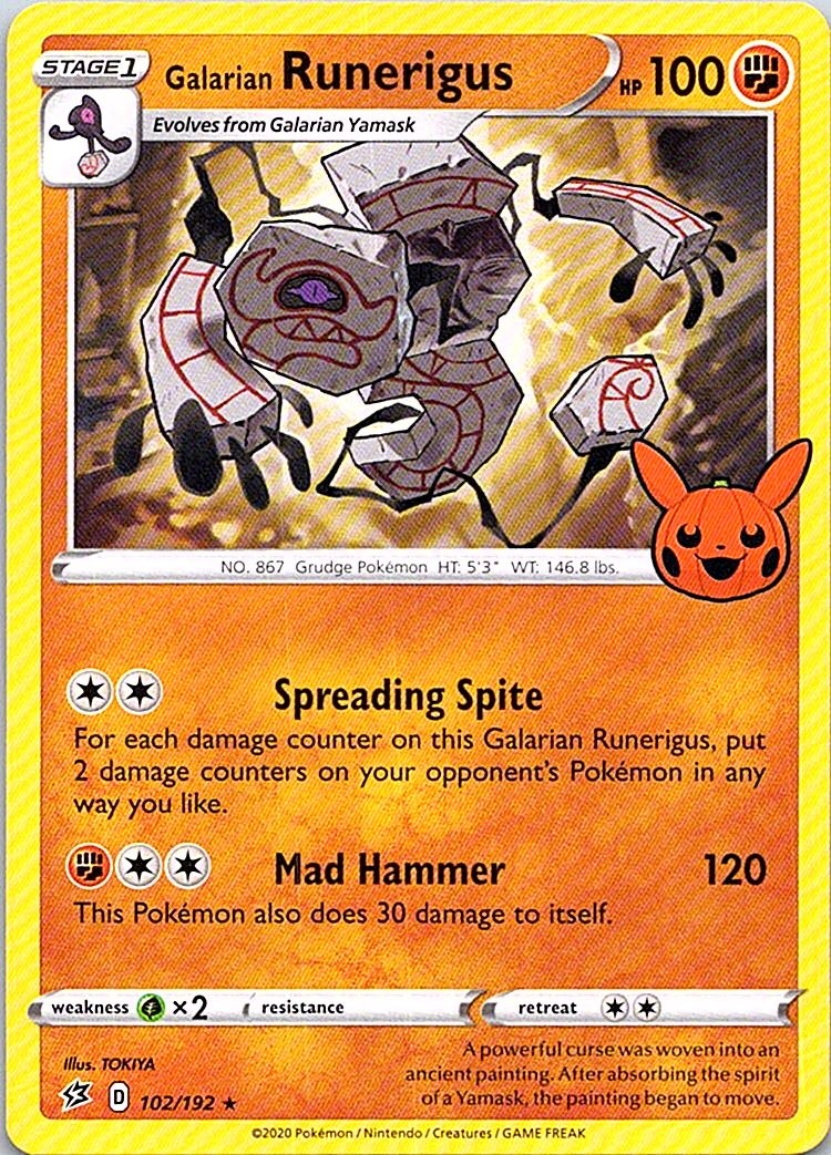 Pokémon #102/192 Galarian Runerigus
