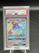 2019 Pokemon S&M Cosmic Eclipse Vileplume GX #250 | SECRET RARE PSA 10 GEM MINT