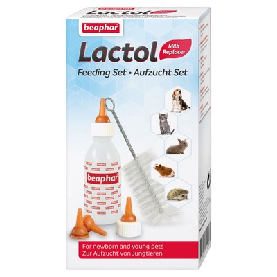 Beaphar Lactol Aufzucht Set für Hunde, Flasche & Sauger, 6 Teile