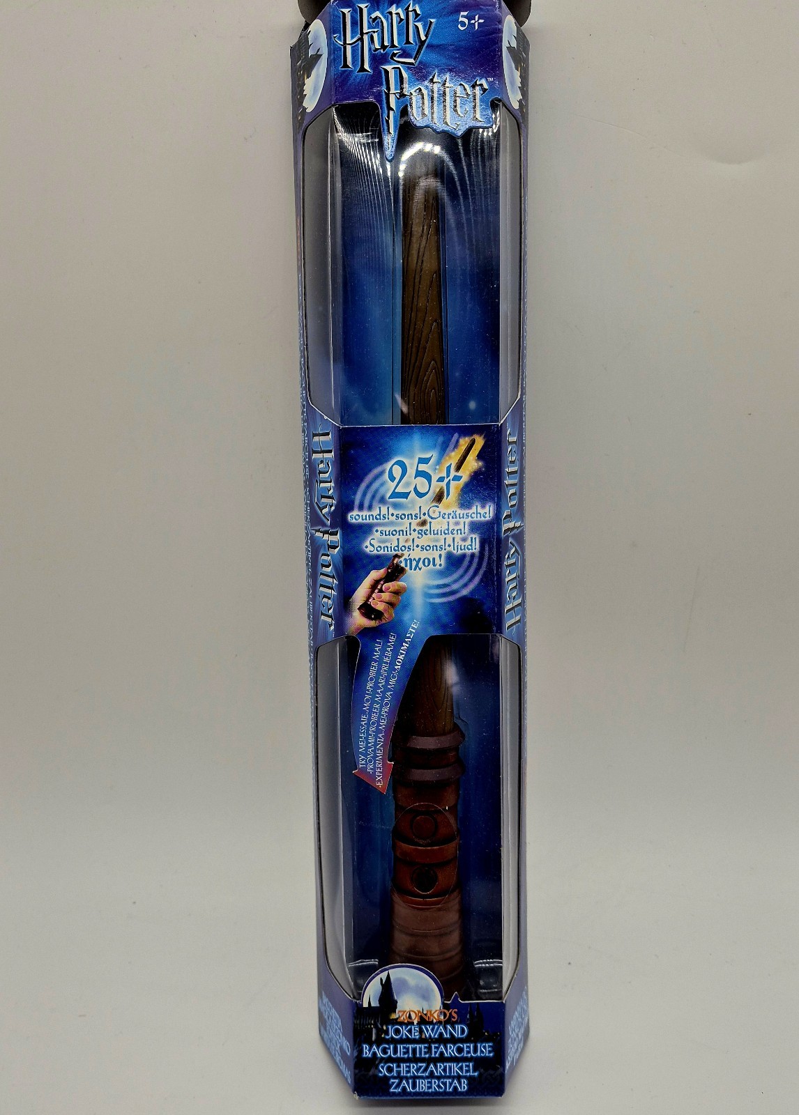 FUNCIONANDO Harry Potter Zonko's Joke Varita Magical Sounds Wizard Nuevo Sellado 2003