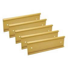 Name Plate Holder 5 PCS Gold 2x8 inch Wall Mount Office Door Name Plate
