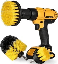 3 Pack Auto Detailing Drill Brush Set, Car & Wheel Cleaning Power Scrubber Kit