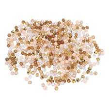 1000pcs 4mm Bicone Glass Crystal Beads, Faceted Beads Yellow Series