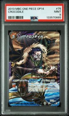 #ad PSA9 75 77 Warlords of the Sea Crocodile One Piece Miracle Battle Carddass Grade $101.21