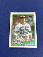 1988 Topps Brian Bosworth Rookie Card #144. rookie card picture