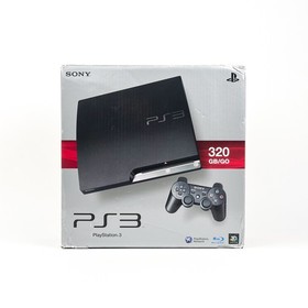 PLAYSTATION 3 SLIM 320 GB Sony PS3 SERIAL MATCH CONSOLE: BOX, controller, cables