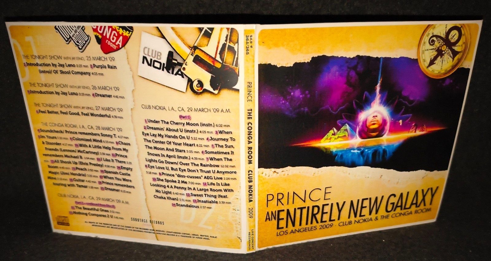 Prince Los Angeles 2009 Gate Fold 2CD package NEW