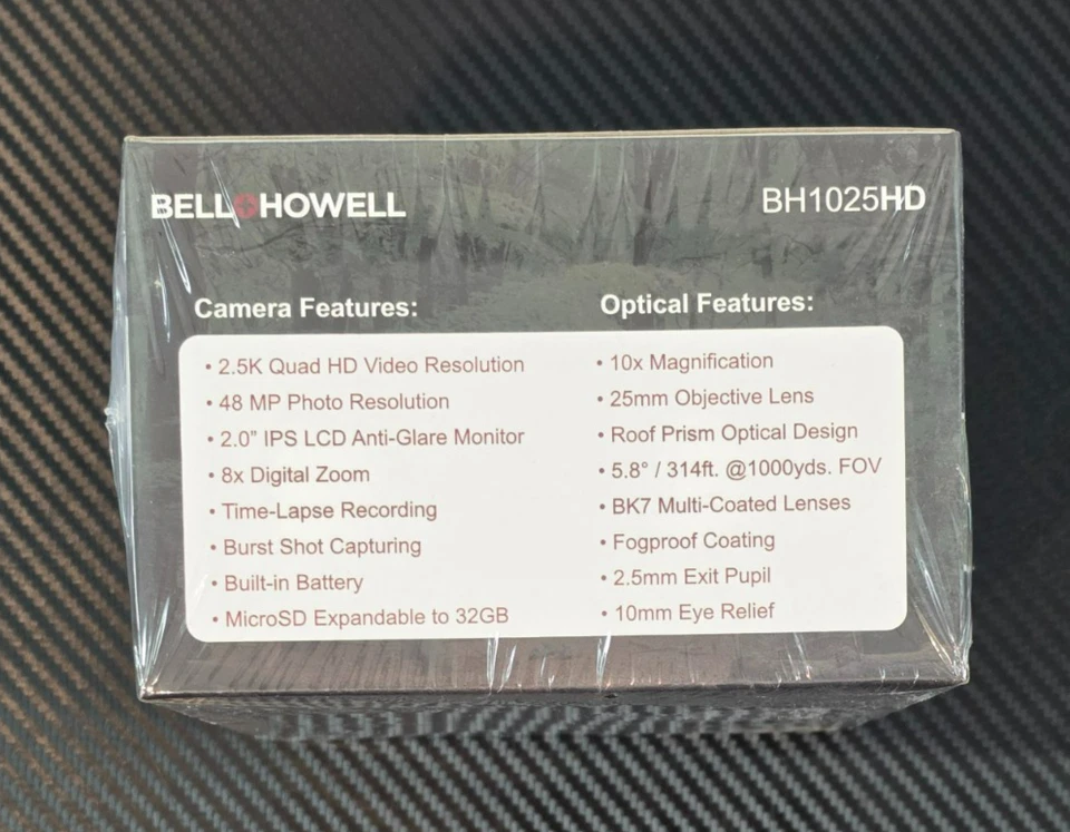 Bell Howell BH1025HD 10 x 25 Binoculars with 2.5K HD Digital Camera - Image 3 of 4