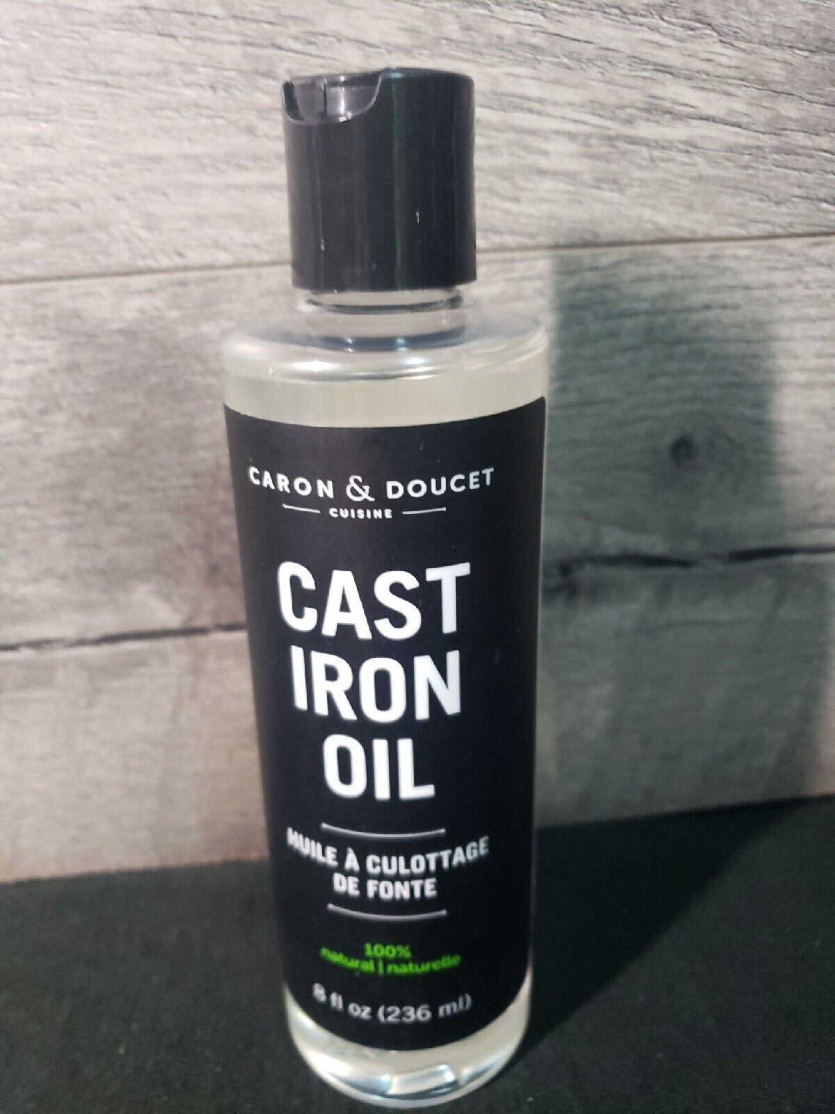 Caron &Amp; Doucet Cast Iron Oil For Cast Iron &Amp; Carbon Steel Cookware 8Oz