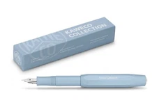 Kaweco COLLECTION Fountain Pen Mellow Blue , EF/F/M/B/BB  Nib with Clip Chrome
