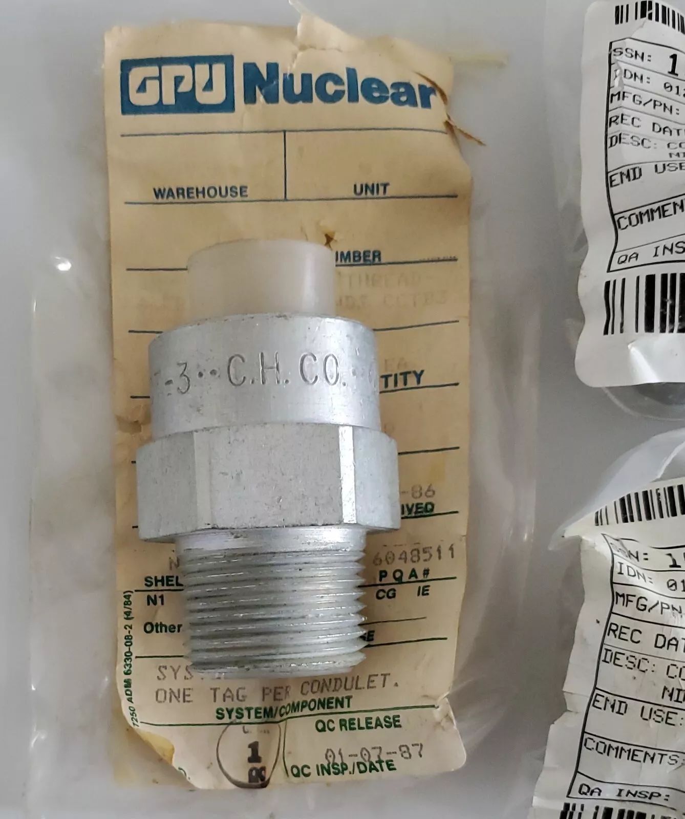 Crouse Hinds CCT-3, Rigid Conduit Threadmaker 1", 1 pc