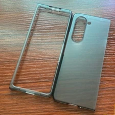 For Samsung Galaxy Z Fold5 Matte Transparent Hard PC Case Cover