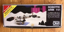 Vtg OWI Robotic Arm Educational DIY Kit Build Your Own Arm Model Y-01 comp 