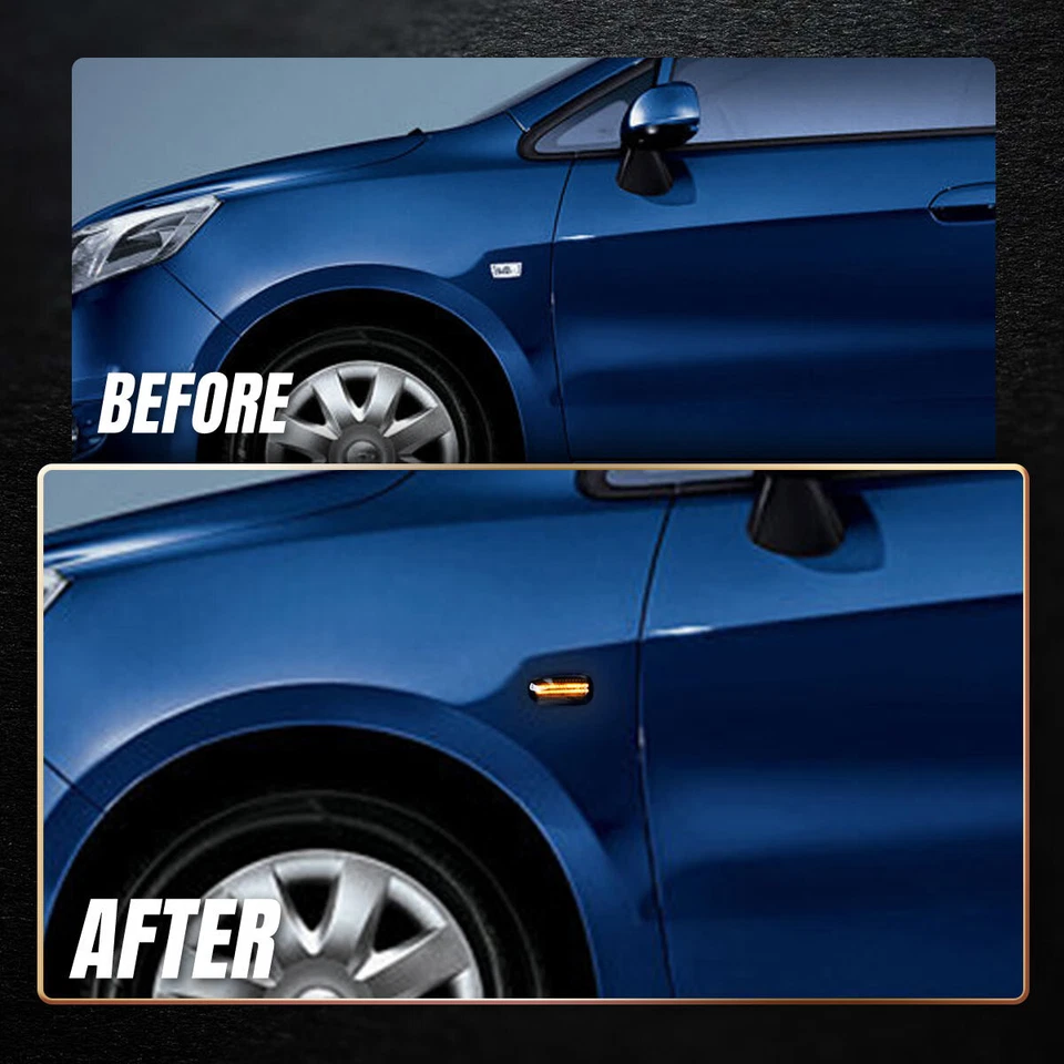 For Holden Commodore VY VZ LED Dynamic Side Marker Indicator Turn Signal Light C - image 3 of 4