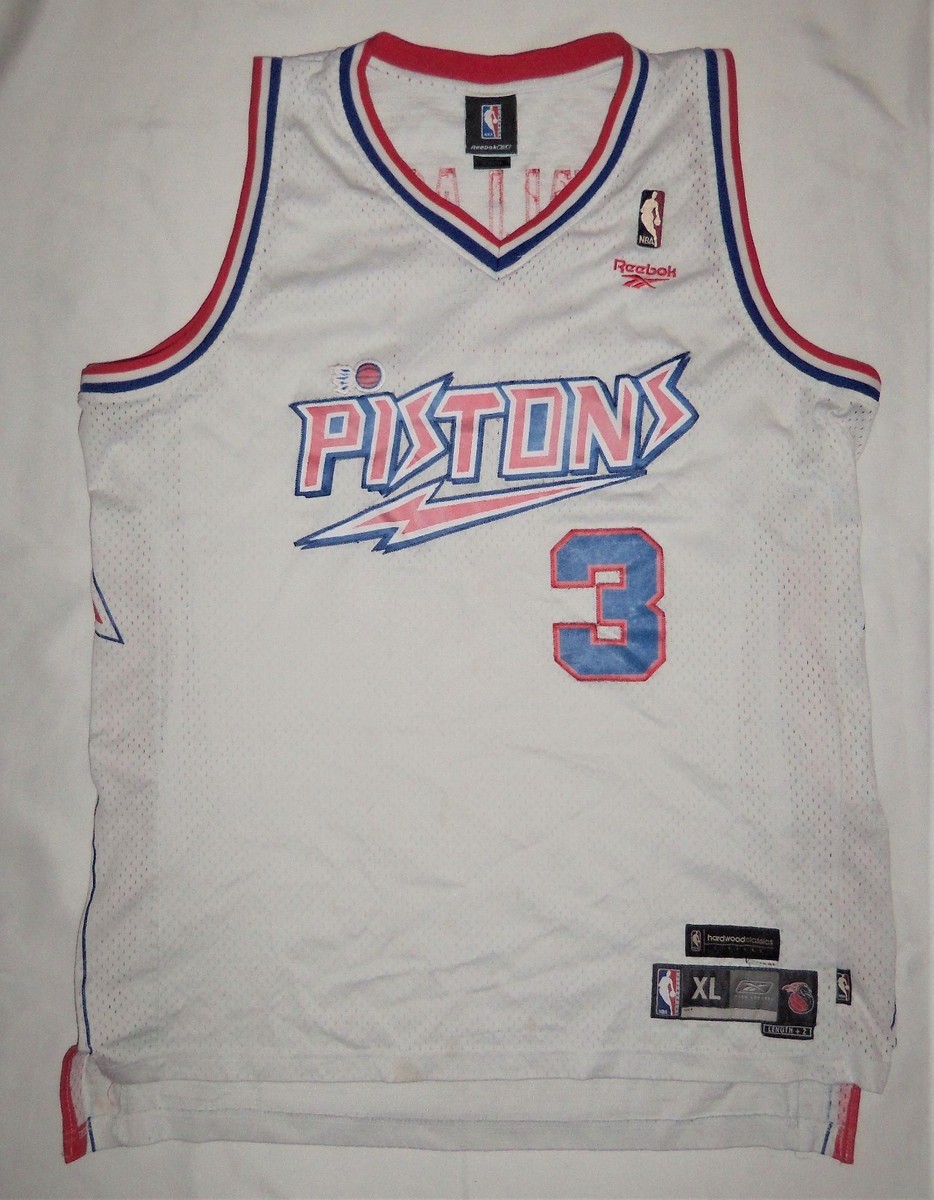 【専用売約済】NBA Pistons プリンスReebokユニフォームのみ Reebok Detroit Pistons Tayshaun Prince White Jersey Men's