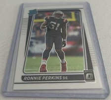 2021 Donruss Optic Football Ronnie Perkins New England Patriots Rated Rookie 283