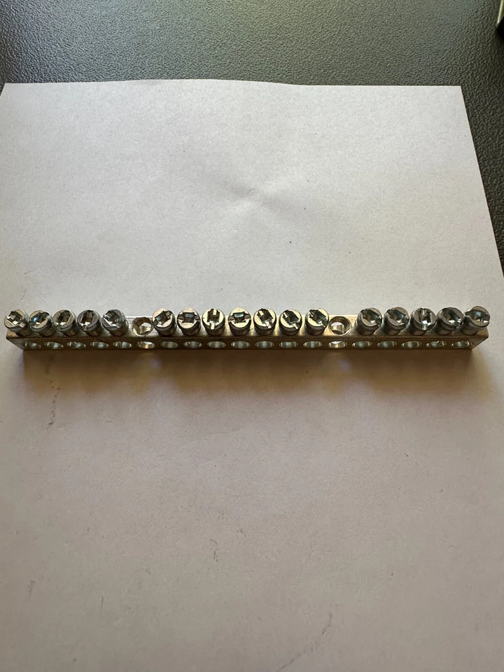 CMC NA-35S Ground Bar 4-14 CU9AL 17 Terminals - New Old Stock Fast Ship - Image 4 of 4