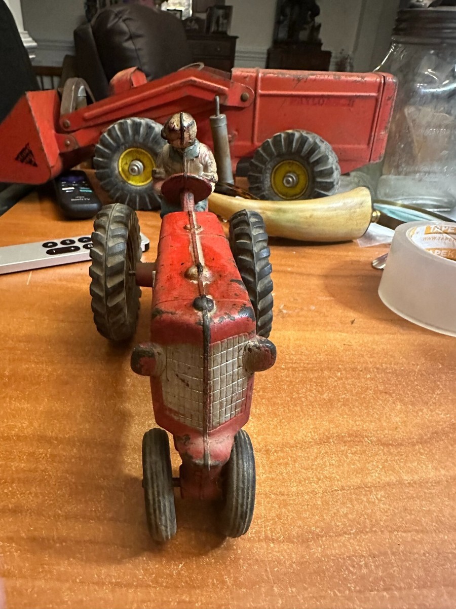 Tkc三世様50’s AUBURN RUBBER ビンテージ ランチェロ Vintage Auburn Large Rubber Tractor with Driver 7.5 Red | eBay