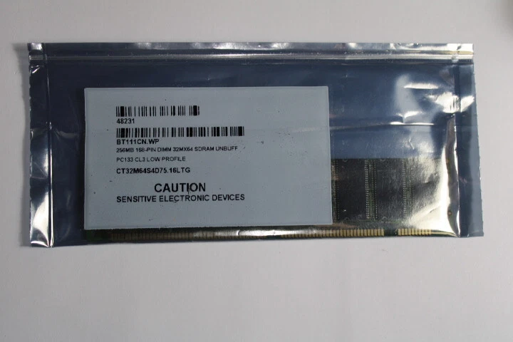 Crucial Computer RAM 256 MB Capacity per Module for sale | eBay