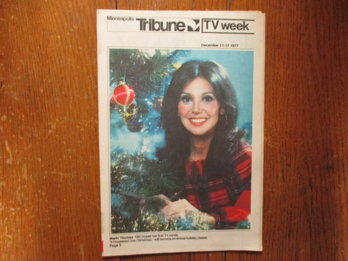 Dec-1977 Minneapolis TV Maga(MARLO THOMAS/DOUG HENNING/IT HAPPENED ONE CHRISTMAS