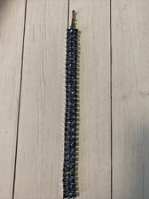 Vintage Baby Blue Rhinestone Bracelet