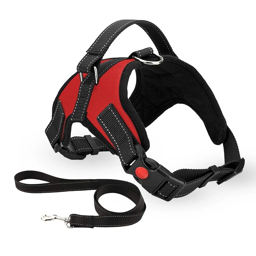 No-Pull Reflective Padded Dog Harness Adjustable for Small Medium Large Breeds