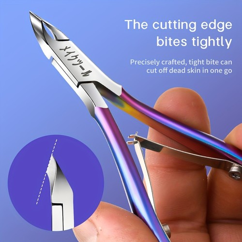 Professional Cuticle Nipper - Dual Spring Manicure & Pedicure Tool for Perfect N - Picture 3 of 8