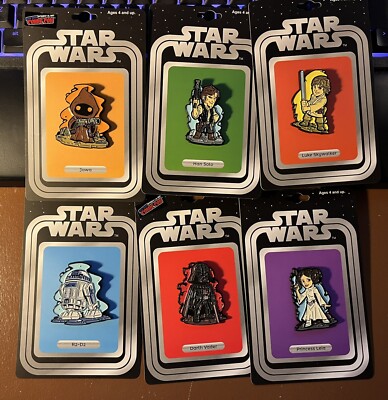 Disney Star Wars New York Comic Con Enamel Pin Set Pins New