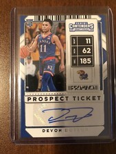 2020 contenders draft picks basketball Devon Dotson Prospect Ticket auto