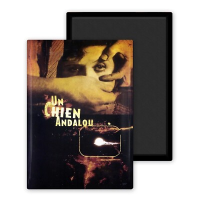 Ein andalusischer Hund 1929 Version 1 Filmplakat - Kühlschrankmagnet 54 x 78 mm
