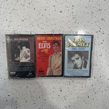 Lot Of 3 Elvis Presley Cassettes NEW SEALED  Cassette 