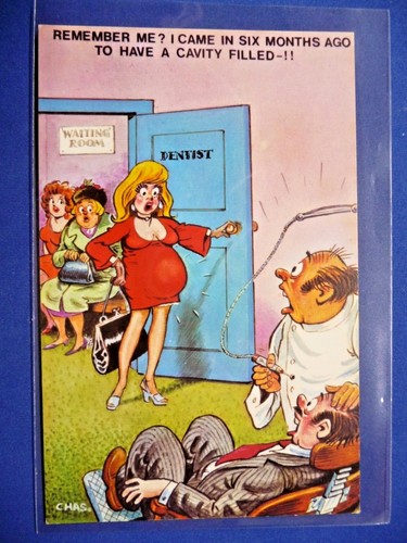 Bamforth Comic 500 Series Postcards Saucy Humour / Rude! Unused 1970s NEW STOCK - Picture 38 of 53
