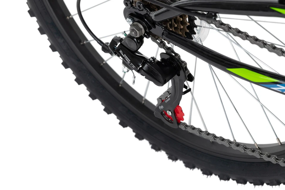 VTT Enfant Tout Suspendu 24" Zodiac 18 vitesses TC 38cm M661K - Photo 4/4