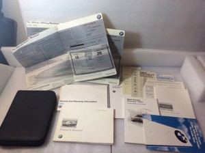 98 1998 Bmw 528i Owner S Manual Case Window Sticker Oem Ebay