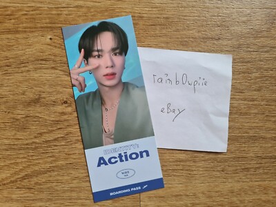 K-POP WEi 3rd Mini Album ''IDENTITY: Action'' Junseo Ticket Photocard PC