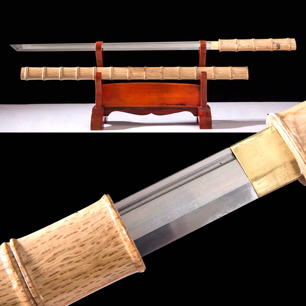 Japanese Shirasaya Samurai Katana Bamboo Wood Saya Sword