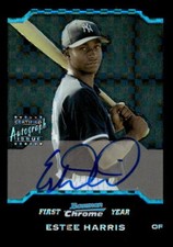 2004 Bowman Chrome #332 Estee Harris X-Fractor auto
