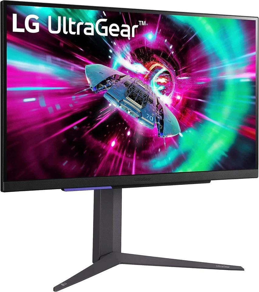 LG UltraGear 27GR93U-B.AEK 4K Ultra HD 27" IPS LCD Gaming Monitor - Black - Image 2 of 4