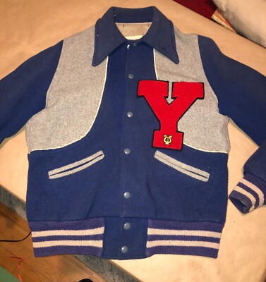 RARE Vintage 1950 s Yazoo MI Letterman All Wool Varsity Jacket  