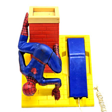 Vintage 1980s Spider-Man Wall Climbing Telephone Rare Marvel Collectible Landlin